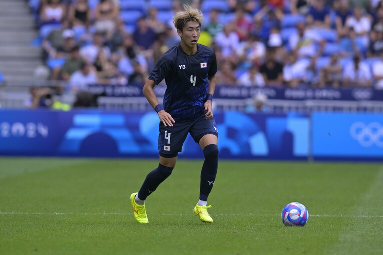 関根大輝が飛躍的に成長したと振り返るパリ五輪・スペイン戦　©Koki Nagahama/JMPA