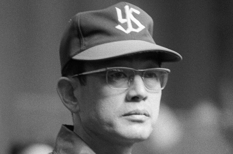 「ジャイアンツコンプレックスの克服」に力を注いだヤクルト監督時代の広岡達朗 ／ photograph by KYODO