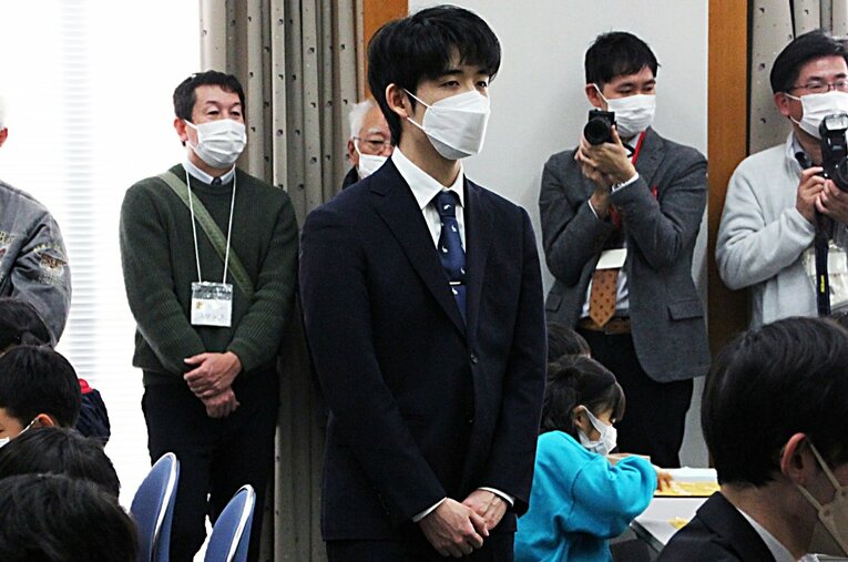 王将戦第1局前日の様子　©NumberWeb