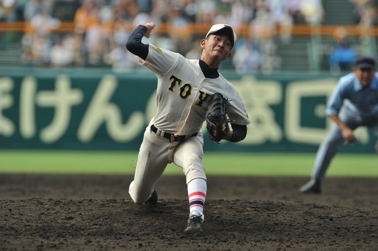 東洋大姫路時代の原樹理　©Hideki Sugiyama