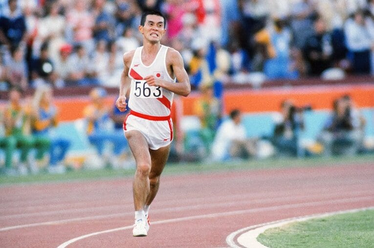 ロサンゼルス五輪の瀬古利彦 ／ photograph by Getty Images