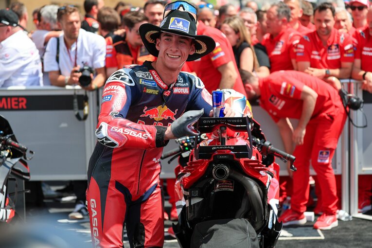 アメリカズGPで2位となり、ポルトガルGPの3位に続き、2戦連続の表彰台を獲得したアコスタ　©Satoshi Endo　