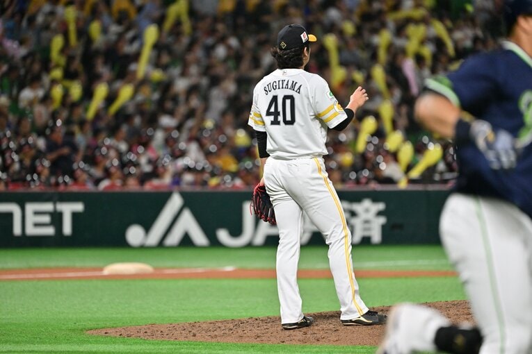 かつてボディビルダーを目指していた“怪物守護神”…杉山一樹のフォーム（最速160キロ超え／2024年）　©Hideki Sugiyama