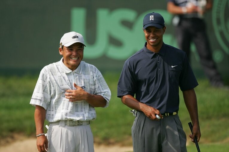 自分の個性を見失うほど衝撃を受けたというタイガーのゴルフ。だが、それを救ったのもまたタイガーだった　©︎Koji Aoki/AFLO SPORT