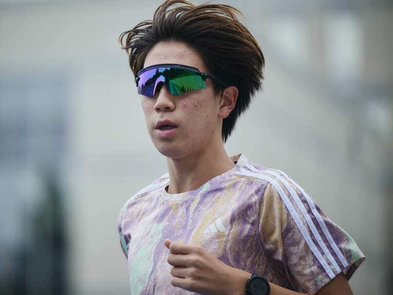 慶應大2年の成沢翔英　©Yuki Suenaga