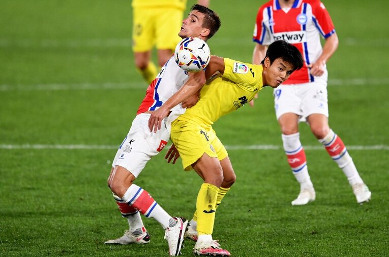 アラベス戦ではスタメン出場が期待されていた久保建英。登場したのは後半30分からだった ／ photograph by Getty Images