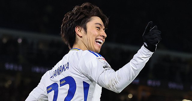 adidas リーズ　トレーニングトップ　ドリルトップ　M 田中碧　サッカー 詳細は言えませんが」田中碧が記者の質問に笑み…衝撃の“モドリッチ級