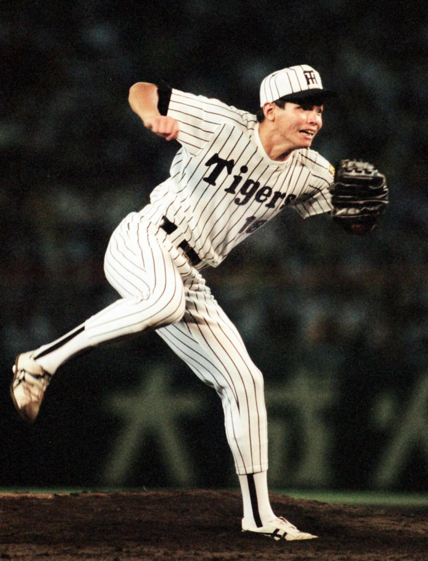 92年、阪神時代の野田　©Sankei Shimbun