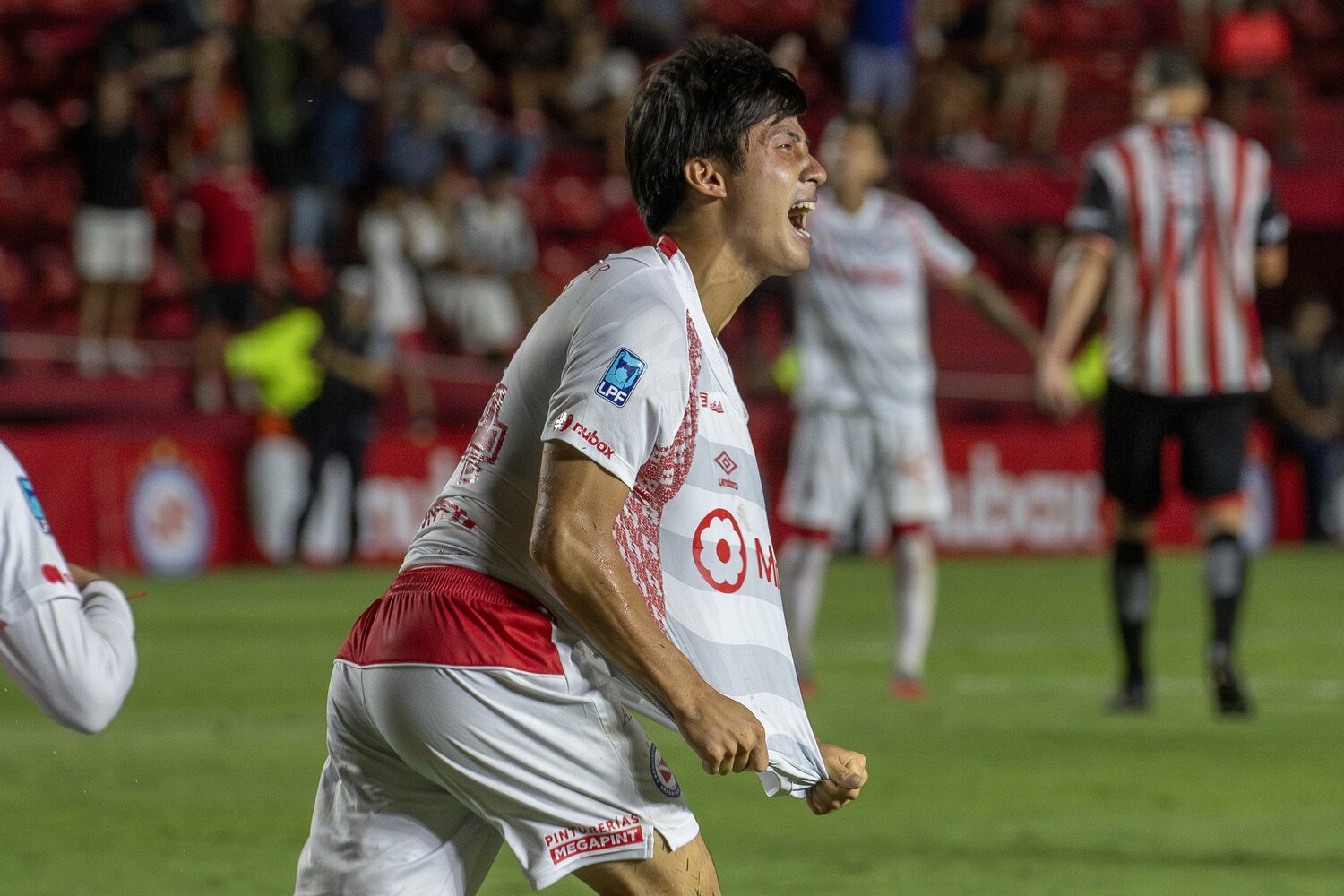 3月1日、アルゼンチン1部リーグで初ゴールをマークした貴田遼河　©︎Aaajoficial