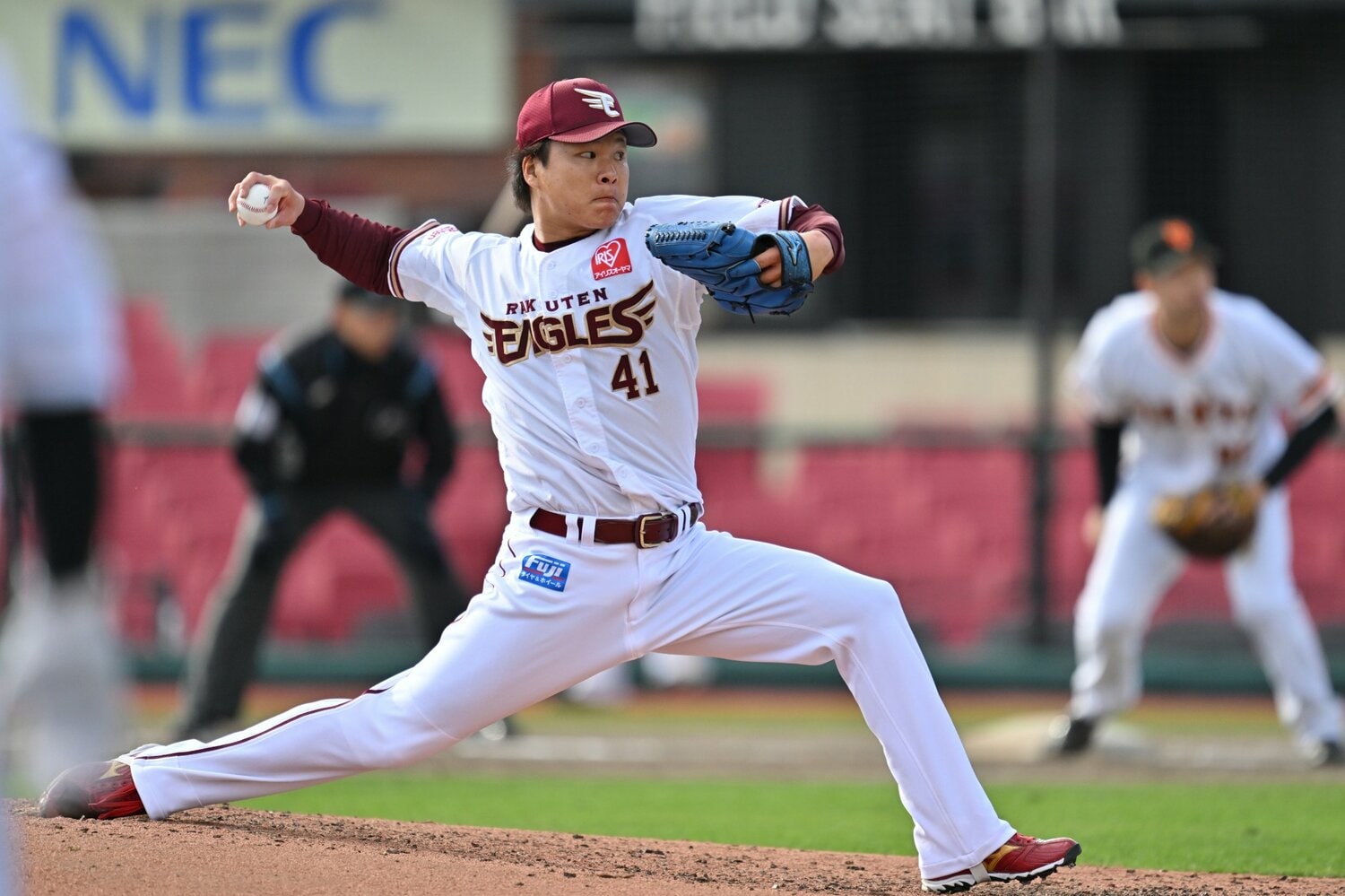 楽天の釜田　©Hideki Sugiyama