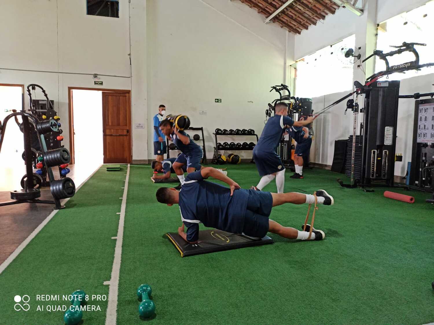 トレーニング場の様子　©Hiroaki Sawada