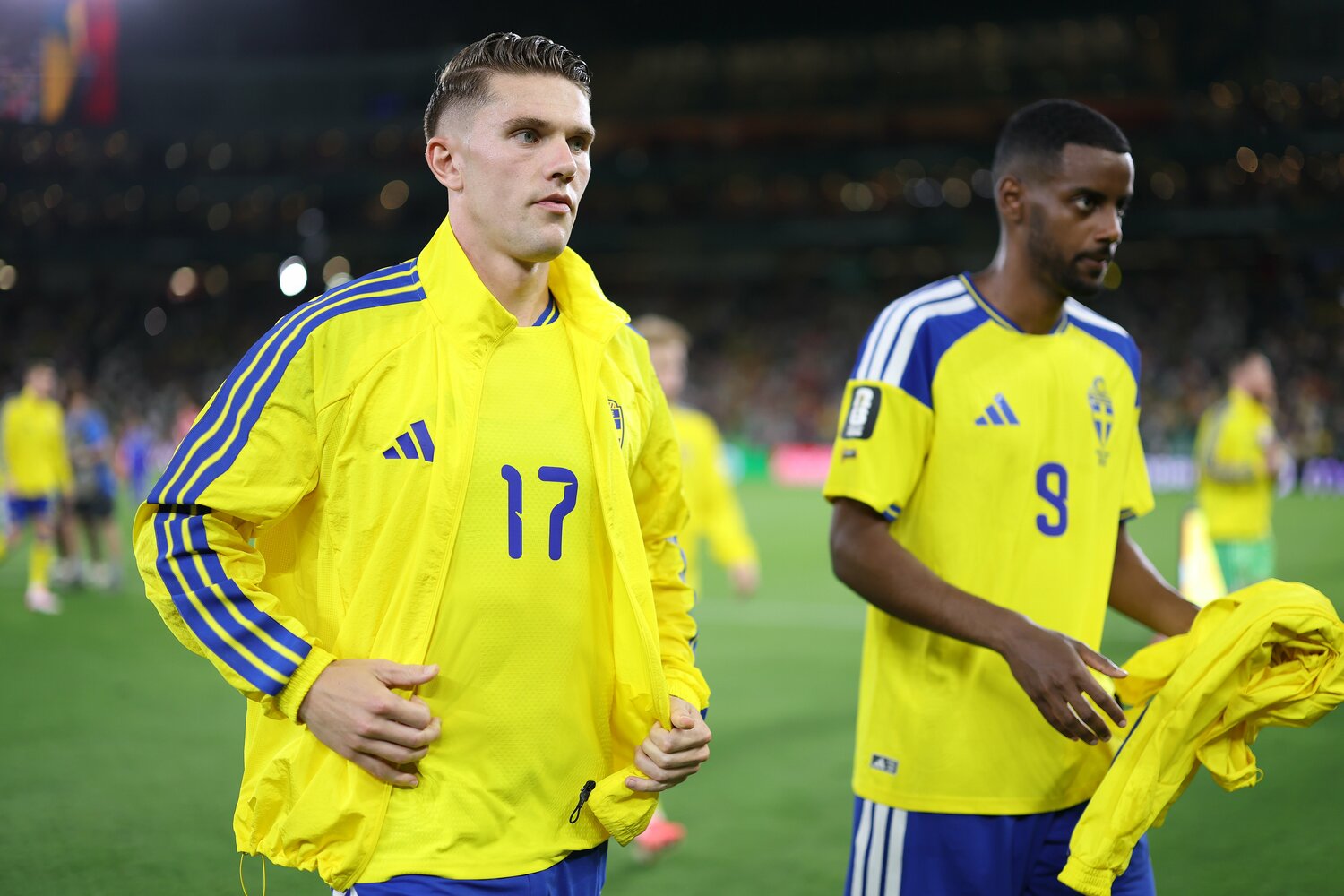 ギョケレシュとイサク。今回のW杯でも有数の2トップと言える　©Getty Images