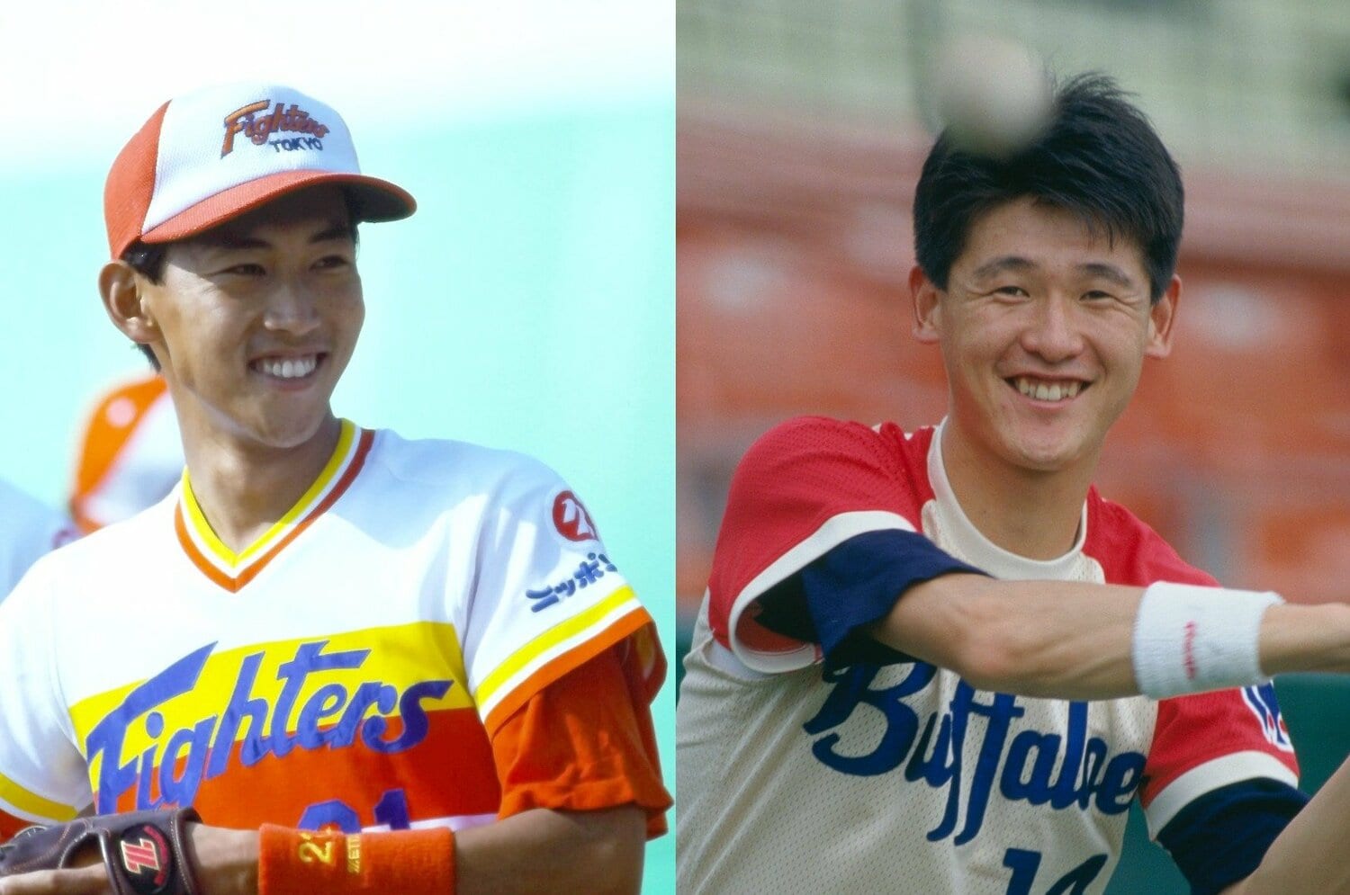 「3年連続200イニング15勝以上」“トレンディエース”時代を切り開いた西崎幸広が10年後再戦した阿波野秀幸にかけた言葉「もうちょっと頑張ろうか」<Number Web> photograph by Takahiro Kohara(L)/Makoto Kemmisaki(R)