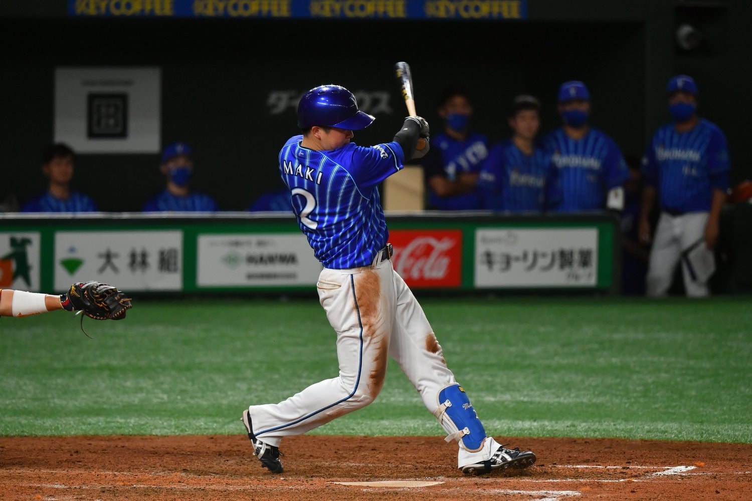 牧は今やベイスターズ打線に不可欠な一員だ　©Hideki Sugiyama