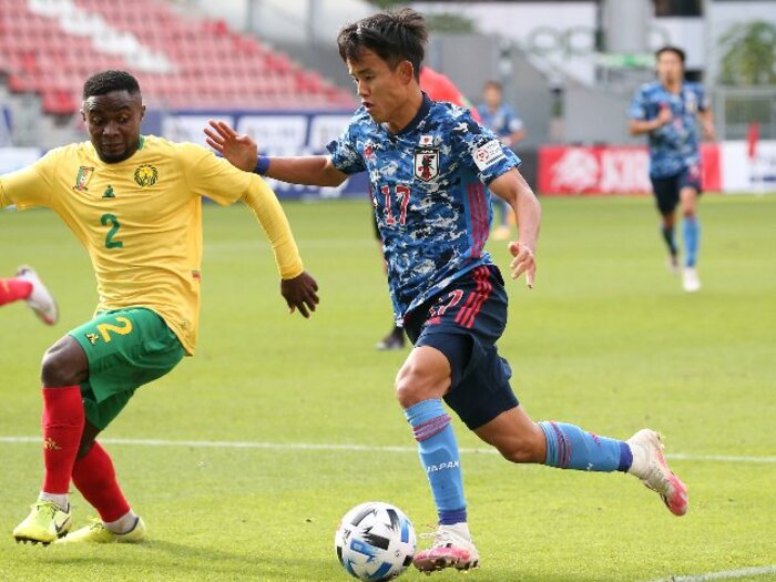 久保建英もまずまず…森保J、カメルーン戦が物足りなくも「価値があった」理由と3バックの意味＜Number Web＞ photograph by JFA