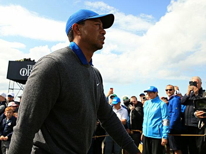 ウッズが全英初日にワースト記録。「今日は必死で戦い抜いた」＜Number Web＞ photograph by Getty Images