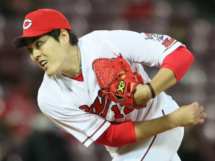 29歳九里亜蓮が“投手陣最年長”に　広島カープ王者復権へ「春季キャンプで解決すべき」最重要課題とは？＜Number Web＞ photograph by JIJI PRESS