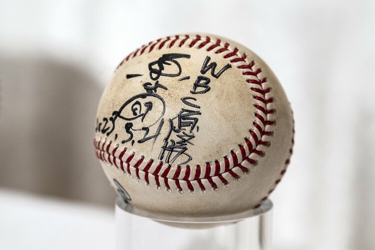 松井裕樹　実使用　ワイルドカード　ロッカータグ　検索) サイン　大谷翔平　ボール 松井裕樹がいま明かす“WBC中の苦悩”とは？ 大谷翔平の“ある助言”に救