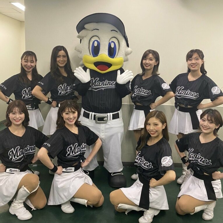 千葉ロッテマリーンズ公式チアパフォーマー「M☆Splash!!」©︎Chiba Lotte Marines