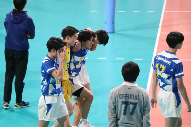 春高バレー2回戦／鳥取中央育英高校vs.慶應義塾高校