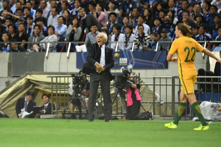 2017年の日本vsオーストラリア　©Sports Graphic Number