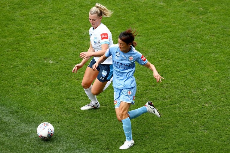 メルボルンシティ時代の近賀ゆかり（2020年）©️Getty Images