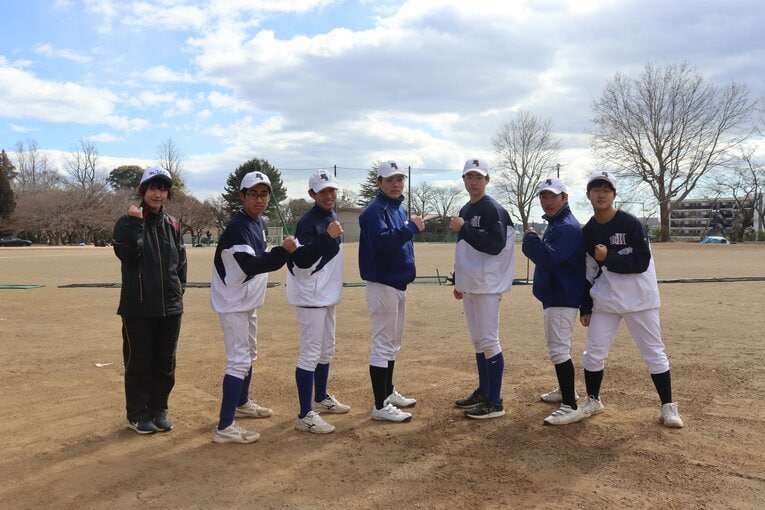 水戸三は選手6人マネ1人で2025年スタート　©Yuki Kashimoto