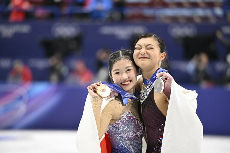 ミラノ五輪女子シングルフリー【スワイプするとそのほかの写真もご覧になれます】　©Asami Enomoto／JMPA