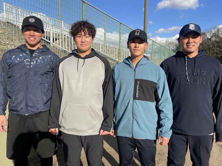 充実の表情のチーム森原　©Takashi Ishizuka