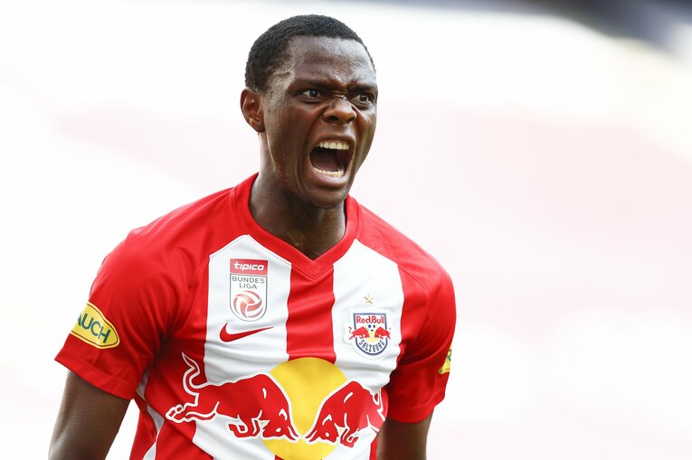 レッドブル・ザルツブルクからプレミアリーグ・レスターへ移籍が決まったパトソン・ダカ　©Getty Images