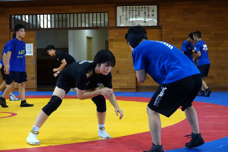 2023年8月、地元・三重県いなべ市で行われた公開練習　©Koji Fuse