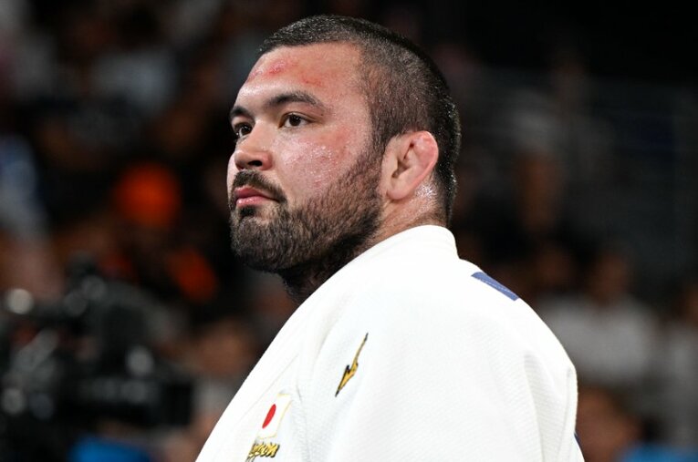 新日本プロレス入団を発表した柔道金メダリストのウルフアロン。過去には多くの“転向組”がプロレスへの適応に苦労した ／ photograph by Asami Enomoto/JMPA