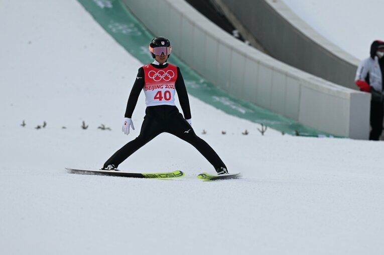 2022年北京五輪・複合ノーマルヒル　©︎Naoya Sanuki/JMPA