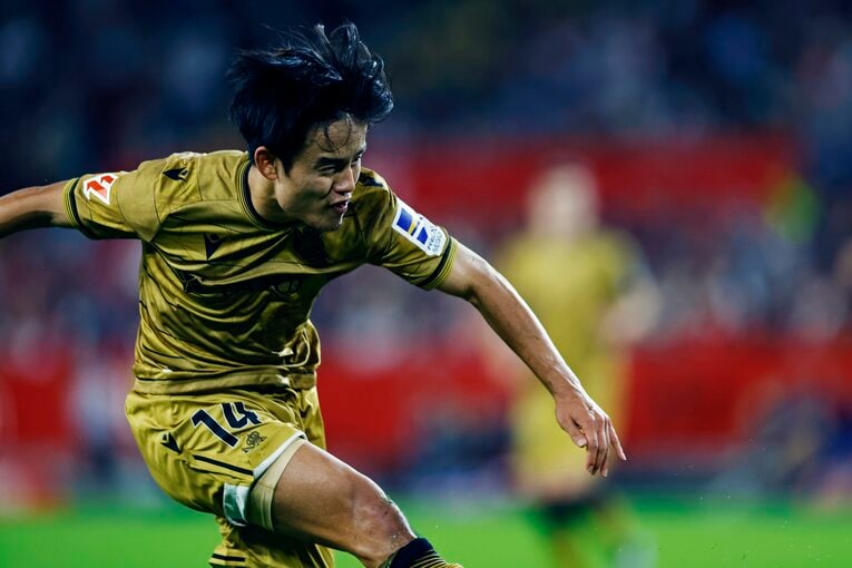 この日、抜群の切れ味を見せた久保　©Daisuke Nakashima