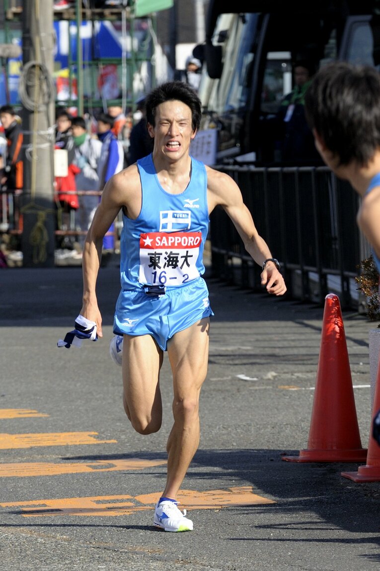 3年連続で2区を走った村澤。2011年の87回大会では最後方の20番手で襷を受けたが、3位まで順位を押し上げた　©Asami Enomoto