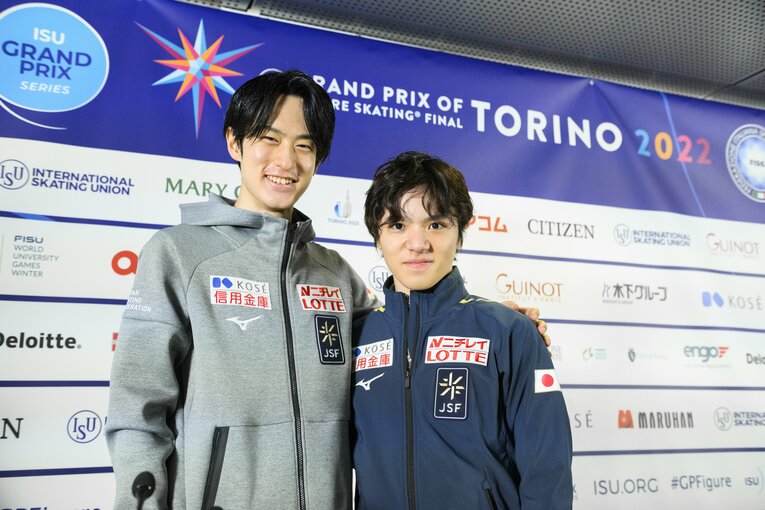 「昌磨のマジックを見せて！」世界王者・宇野昌磨を奮起させたランビエル・コーチの激励…300点超えに「スーパーエキサイティング」(47)