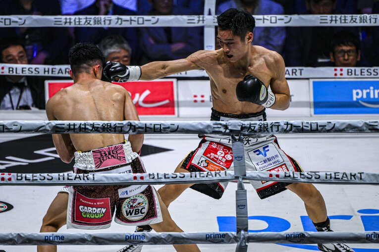 中谷潤人vs.西田凌佑（WBC・IBF世界バンタム級王座統一戦） ©Takuya Sugiyama
