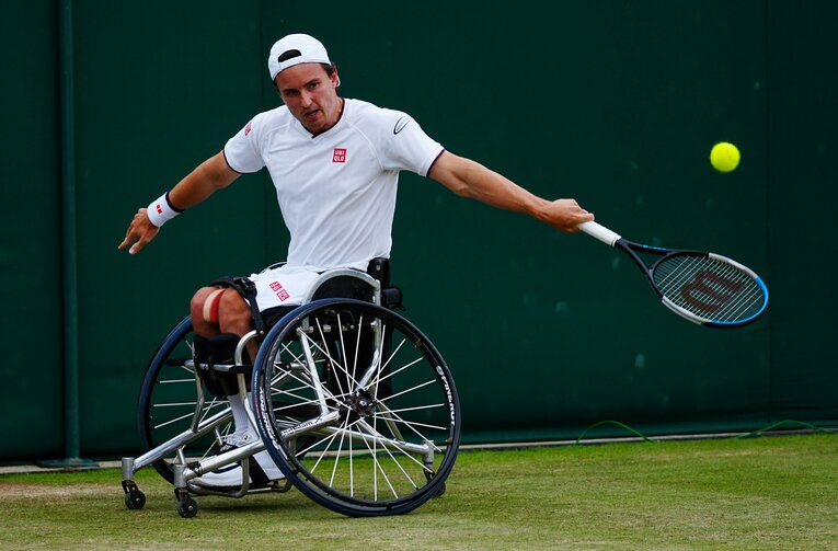 テニス一家で育ったという29歳の新世代、ゴードン・リード　©Getty Images