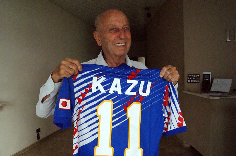 当時のキンゼ・デ・ジャウー会長のパウミーロ氏 ／ photograph by Hiroaki Sawada