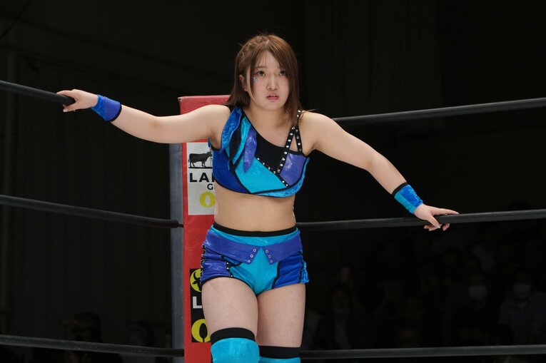 マーベラスとの対抗戦に臨んだ田中きずな　©Essei Hara