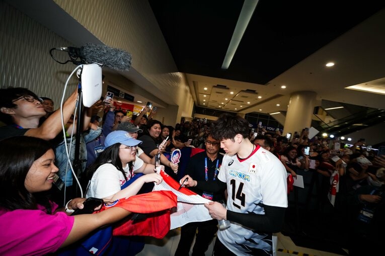 VNLフランス戦　©︎Volleyball World