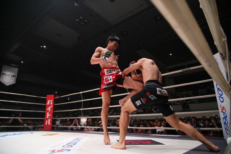 vs堀口恭司（1R・KO勝利、2019年8月18日）　©RIZIN