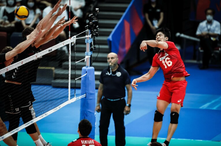 ネーションズリーグ・ドイツ戦　©︎FIVB