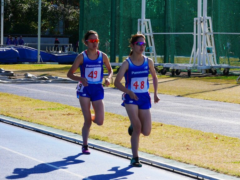 実業団時代の國立さん。当時のパナソニックはクイーンズ駅伝を連覇するなど名実ともに「日本女子最強チーム」だった／本人提供