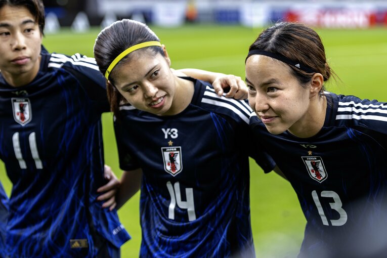 【北川ひかる＆長谷川唯の美しいプレー集】24年10月の韓国戦　©Takuya Sugiyama