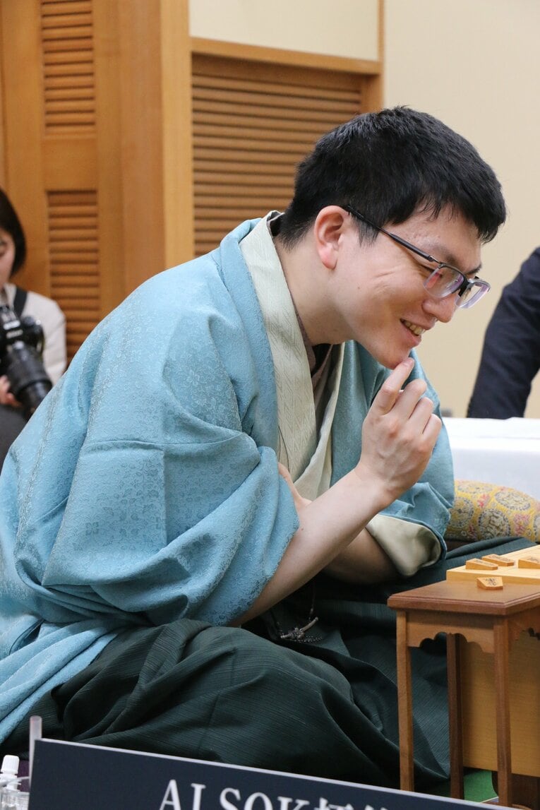 王将戦第5局、激選後の2人の様子（写真は右に続きます）　©Shintaro Okawa