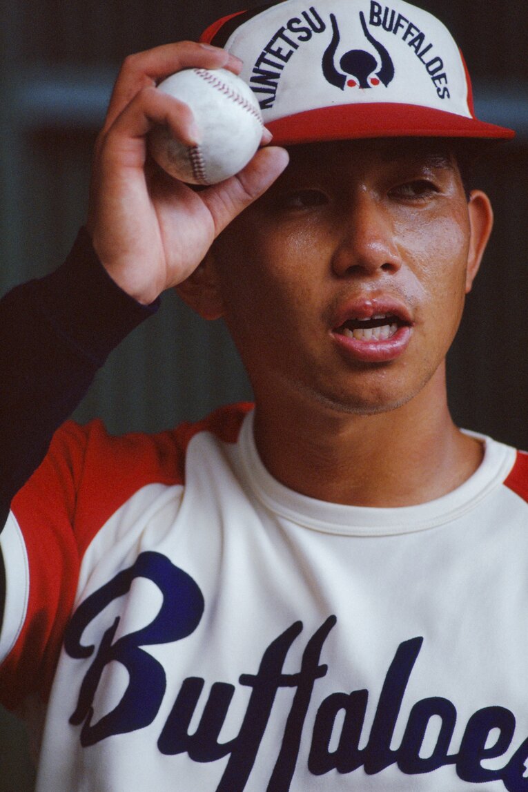 近鉄時代の野茂英雄　©︎Makoto Kenmizaki