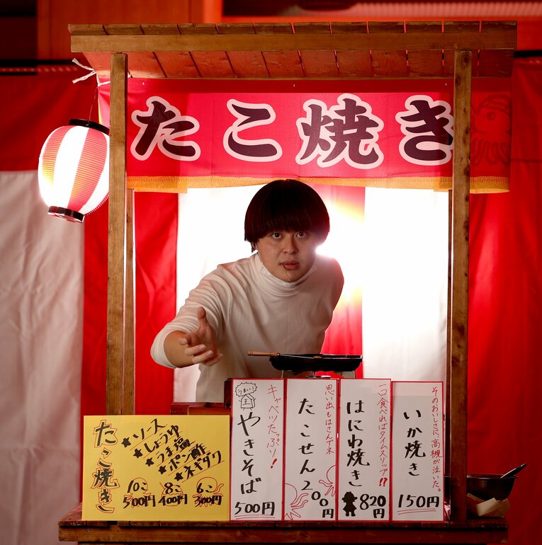 第2局のテスト撮影、モデルは河野さん　スポーツニッポン写真映像部提供