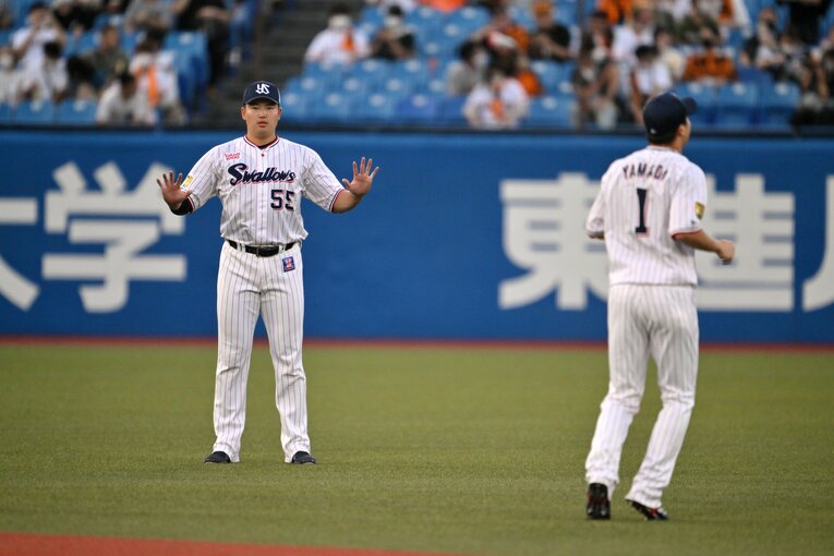 試合開始前練習　　©Hideki Sugiyama