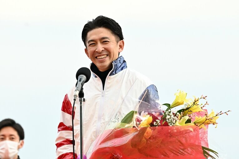 2月19日に東京競馬場で行われたセレモニー　©Keiji Ishikawa